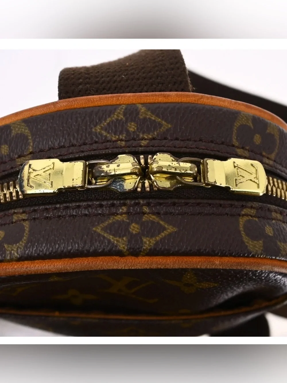 Authentic Louis Vuitton Pochette gange monogram bum bag mini crossbody